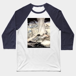 The Questing Beast - Arthur Rackham Baseball T-Shirt